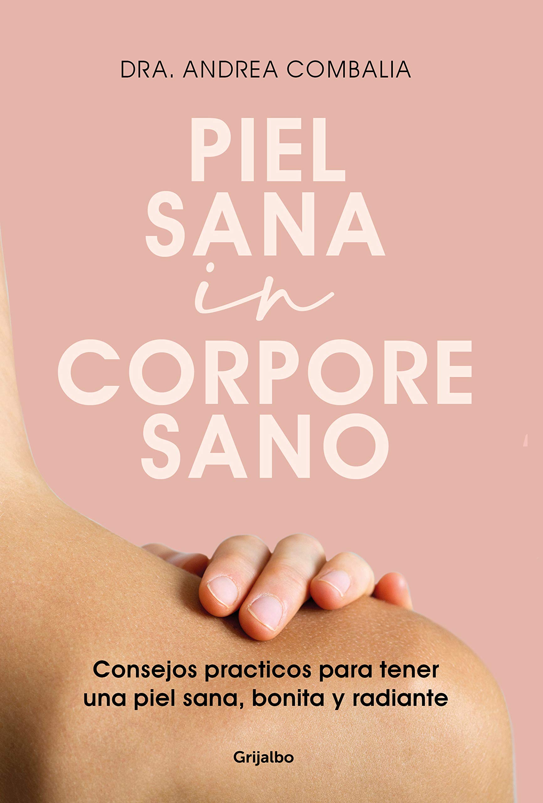 Cover book healthy skin in corpore sano. Skin care book