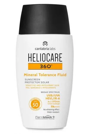 Fotoprotector heliocare mineral fluid especial para la eliminación de las manchas faciales